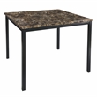 Lexicon Tempe Contemporary Metal Counter Height Dining Room Table in Black