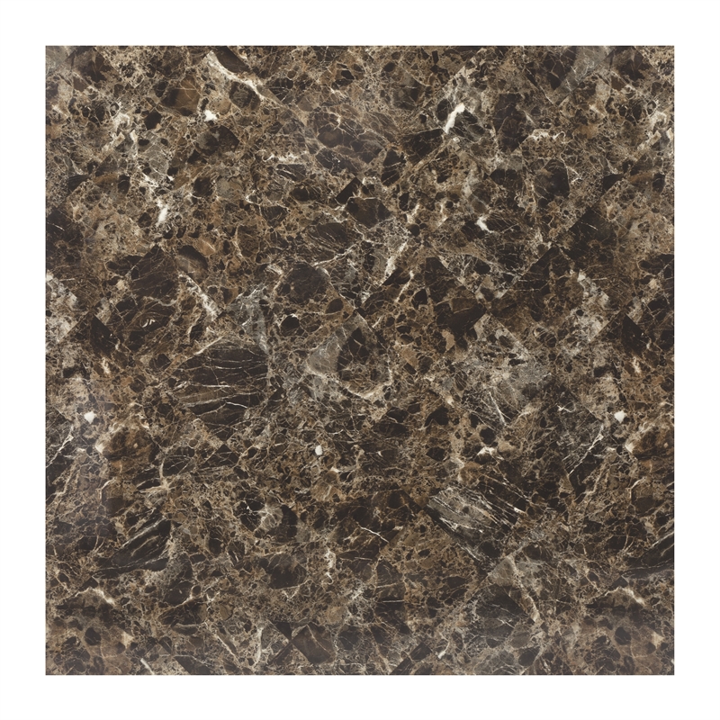 Lexicon Tempe Contemporary Metal Counter Height Dining Room Table in Black