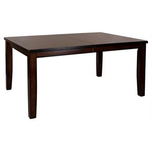 lexicon mantello contemporary wood dining room table in cherry