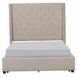 Lexicon Fairborn Fabric California King Bed with Storage Drawers in Beige
