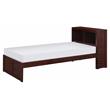 Lexicon Rowe Transitional Wood Twin Bookcase Bed in Dark Cherry