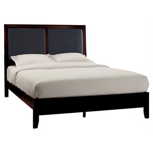 lexicon edina contemporary wood california king bed in espresso/black