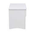 Lexicon Galen 1-Drawer Transitional Wood Nightstand in White