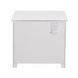 Lexicon Galen 1-Drawer Transitional Wood Nightstand in White
