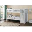 Lexicon Galen Reversible Step Storage Wood Bunk Bed in White