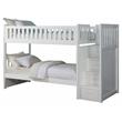 Lexicon Galen Reversible Step Storage Wood Bunk Bed in White