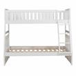 Lexicon Galen Transitional Wood Twin over Full Bunk Bed in White