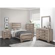 Lexicon Beechnut 2-Drawers Contemporary Wood Nightstand in Natural