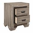 Lexicon Beechnut 2-Drawers Contemporary Wood Nightstand in Natural