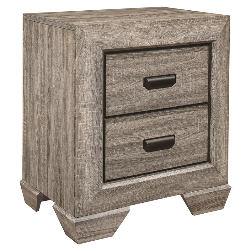 Lexicon Beechnut 2-Drawers Contemporary Wood Nightstand in Natural