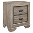 Lexicon Beechnut 2-Drawers Contemporary Wood Nightstand in Natural