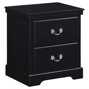 lexicon seabright 21.5-inch 2-drawer traditional wood nightstand