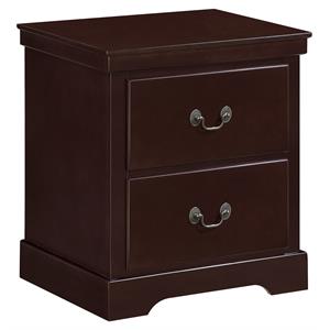lexicon seabright 21.5-inch 2-drawer traditional wood nightstand