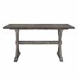 Lexicon Amsonia 5-Piece Wood Counter Height Dining Set in Distressed Gray/White