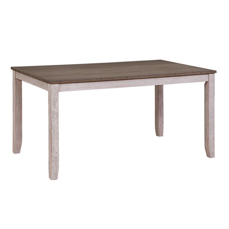Lexicon Ithaca 5-Piece Transitional Wood Dining Set in Grayish White and Brown