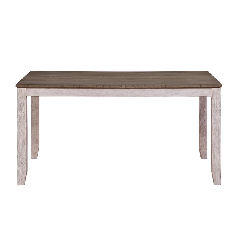 Lexicon Ithaca 5-Piece Transitional Wood Dining Set in Grayish White and Brown