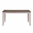 Lexicon Ithaca 5-Piece Transitional Wood Dining Set in Grayish White and Brown