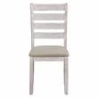 Lexicon Ithaca 5-Piece Transitional Wood Dining Set in Grayish White and Brown