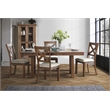 Lexicon Bonner 5-Piece Transitional Wood Dining Set in Brown and Beige