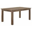 Lexicon Janina Transitional Wood Dining Room Table in Natural