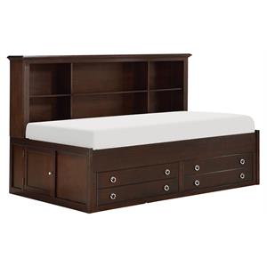 lexicon meghan traditional wood daybed in espresso