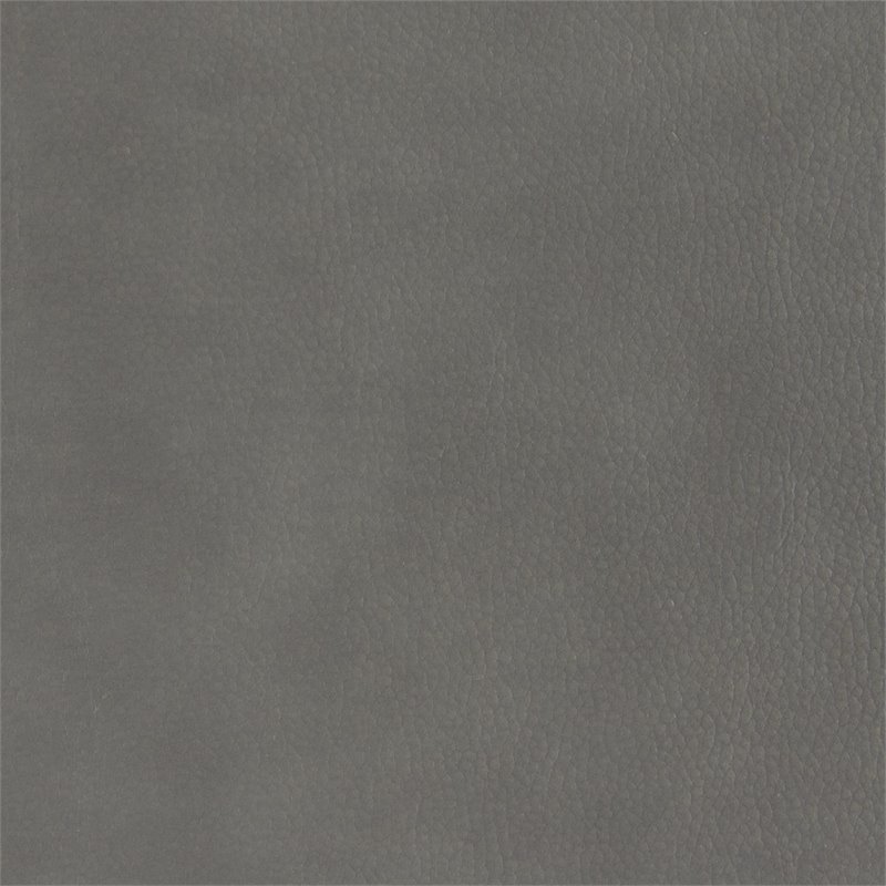 Lexicon Aram Faux Leather Glider Reclining Chair in Gray