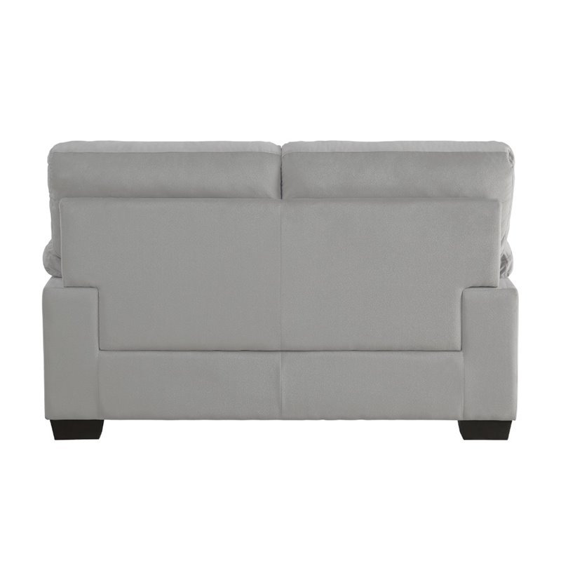 Lexicon Keighly Textured Loveseat in Gray