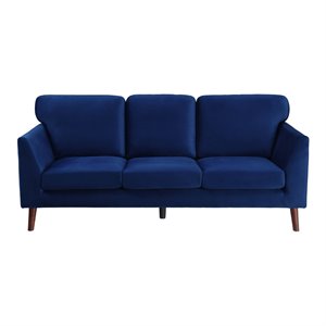 home elegance tolley velvet sofa