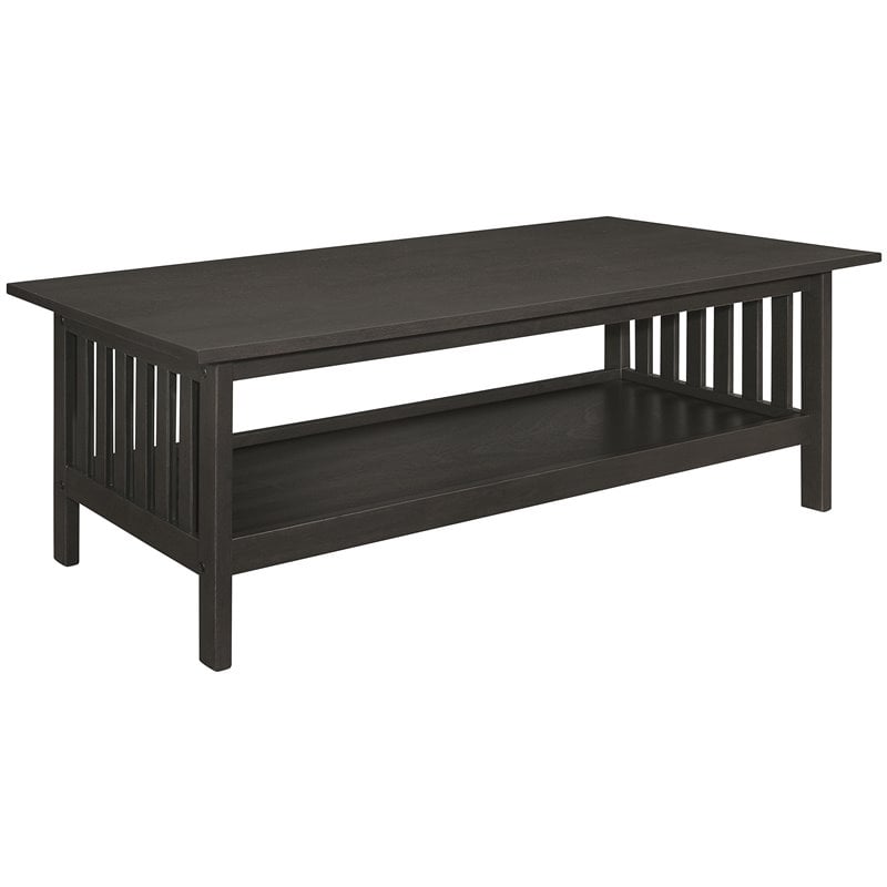 Lexicon Lewiston 3 Piece Modern Wooden Coffee Table Set in Antique Gray
