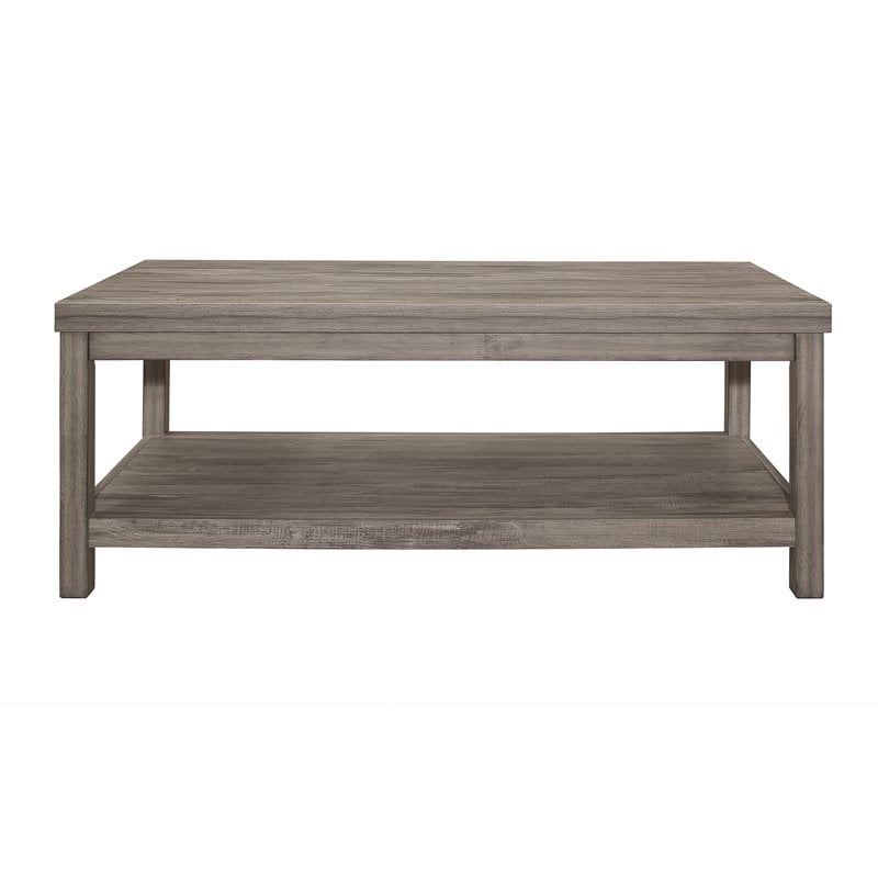 Lexicon Bainbridge 3-piece Transitional Wood Occasional Tables in Weathered Gray