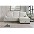 Lexicon Morelia 2-piece Contemporary Fabric Sectional with Right Chaise in Beige