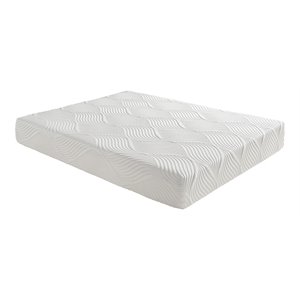 lexicon aaro 2-piece modern polyurethane split gel cal king mattress in white