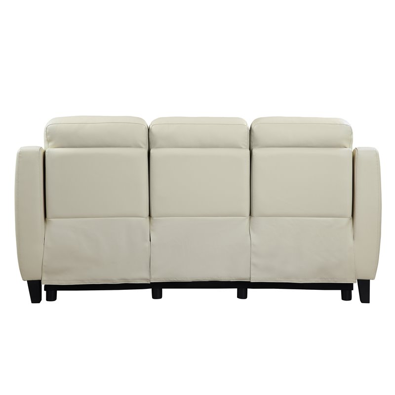 Lexicon Conrad 19 5 Modern Leather Power Double Reclining Sofa In Cream Cymax Business Lexicon Conrad 19 5 Modern Leather, Havertys Bernhardt Leather Sofa