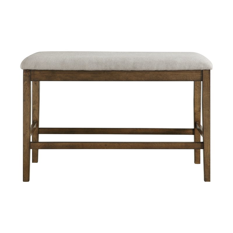 Lexicon Balin Counter Height Wood Bench in Oak