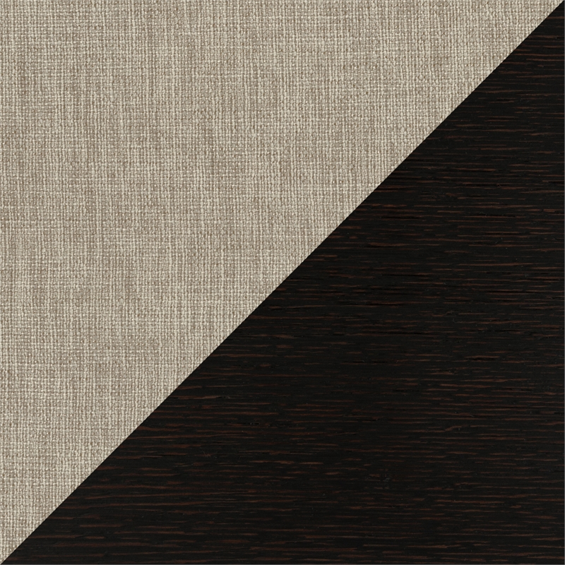 Lexicon 5-Piece Fabric Dining Set with 1 Table and 4 Side Chairs in Beige/Black