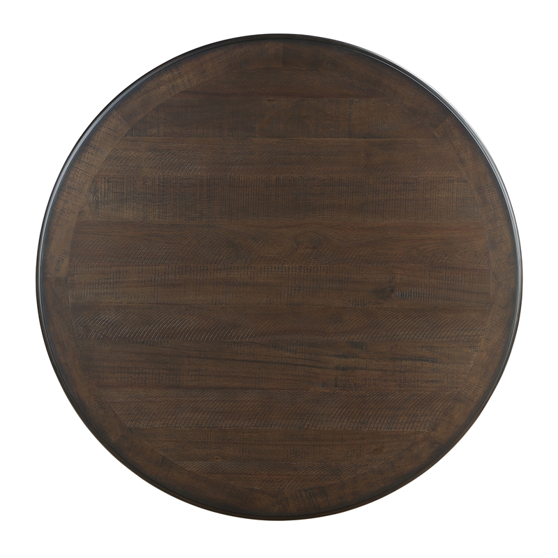 Lexicon 5-Piece Fabric Dining Set with 4 Side Chairs in Beige/Antique White