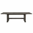Lexicon 7-Piece Wood Dining Set with Arm and Side Chairs in Driftwood Brown/Gray