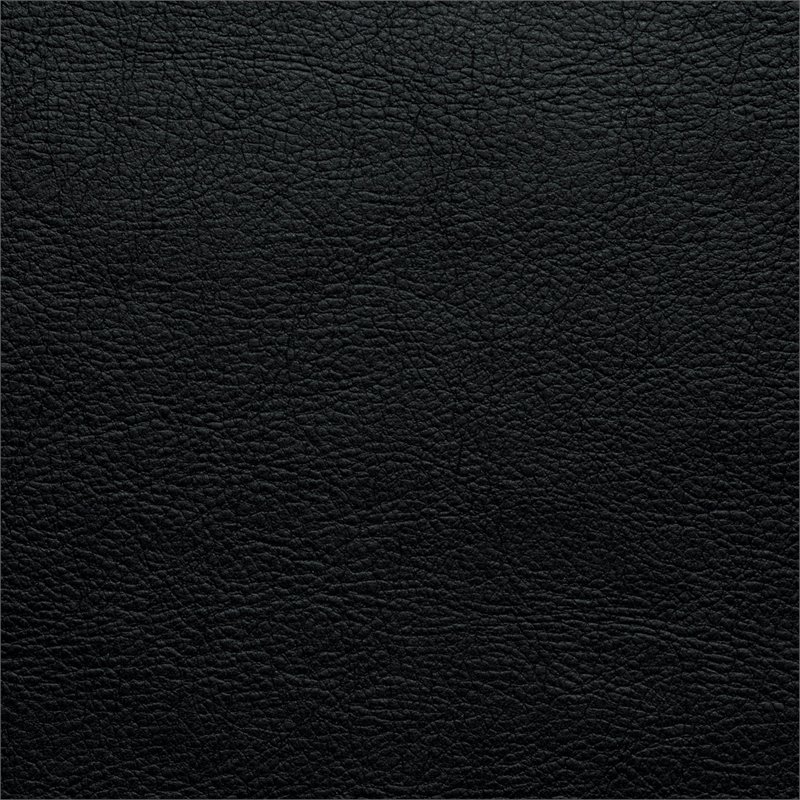 Lexicon Bastrop 3-Piece Traditional Wood & Faux Leather Sectional Set in Black