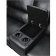 Lexicon Falun 6-Piece Wood & Faux Leather Sectional Set in Dark Brown