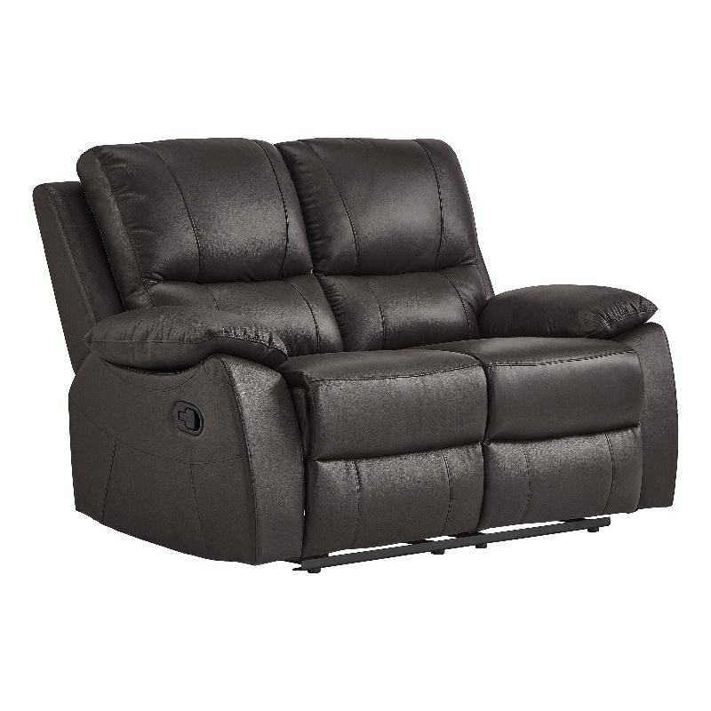 Lexicon Dawson Double Reclining Love Seat in Brown