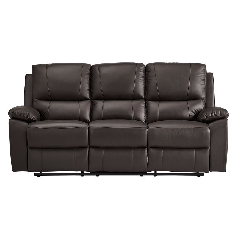 Lexicon Dawson Double Reclining Sofa in Brown
