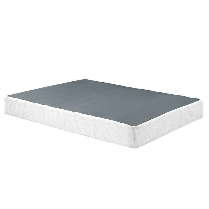 Lexicon Perrin California King Size Mattress Foundation in White