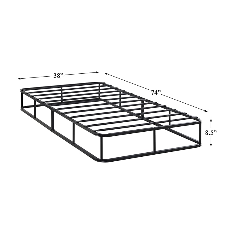Lexicon Perrin Twin Size Mattress Foundation in White