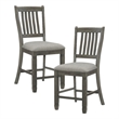 Lexicon Granby Counter Height Dining Chair in Antique Gray (Set of 2)
