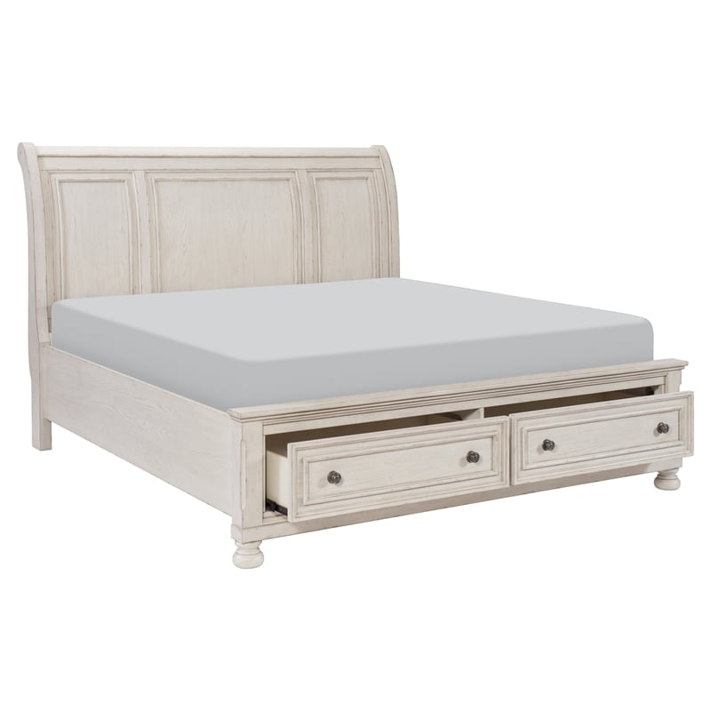 Lexicon Bethel Queen Bed in Antique White