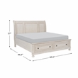 Lexicon Bethel Queen Bed in Antique White