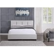 Lexicon Aitana Fabric Upholstered Queen Platform Bed in Gray