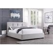Lexicon Aitana Fabric Upholstered Full Platform Bed in Gray