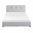 Lexicon Aitana Fabric Upholstered Full Platform Bed in Gray