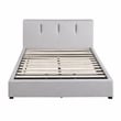 Lexicon Aitana Fabric Upholstered Full Platform Bed in Gray